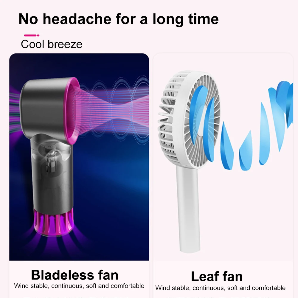 Летний кулер портативный вентилятор ручной USB перезаряжаемый Мини Складной для
