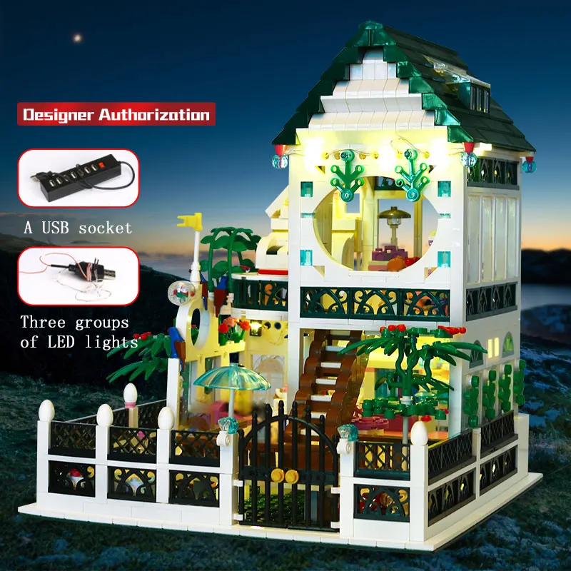 DHL XB01202 китайские игрушки уличные строительные романтическое сердце набор со