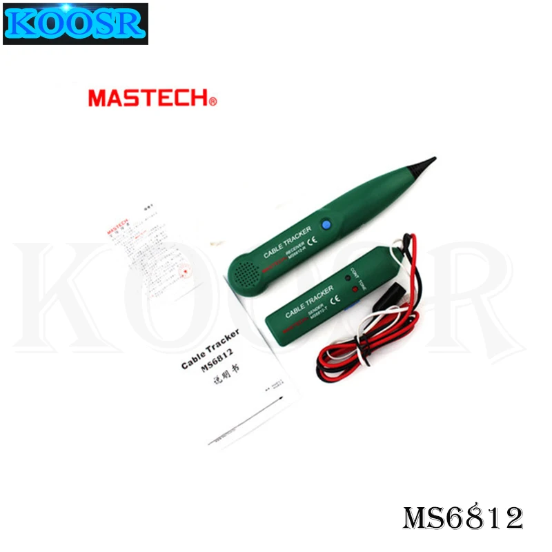 Профессиональный MASTECH MS6812 LAN Сетевой кабель тестер для UTP STP Cat5 Cat5E Cat6 Cat6E RJ45 RJ11 телефонный провод трекер Tracer