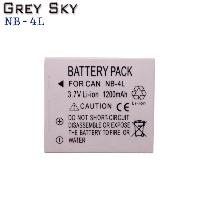 NB-4L NB 4L NB4L Литий-ионные аккумуляторы + зарядное устройство USB с ЖК-дисплеем для Canon