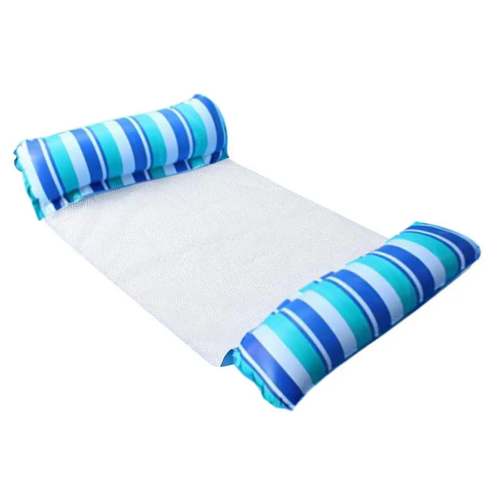 

Foldable Water Inflatable Recliner Floating Row Floating Chair Net Floating Hammock With A7J0
