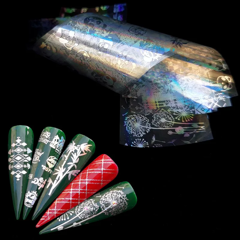 

Butterfly Flower Designs Mixed Designs Nail Art Transfer Sticker Starry Paper Adhesive Floral Prints Nail Art Decor Tip