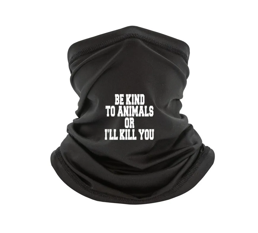 Вегетарианский T образный шарф из 100% хлопка премиум класса с животными|Мужские