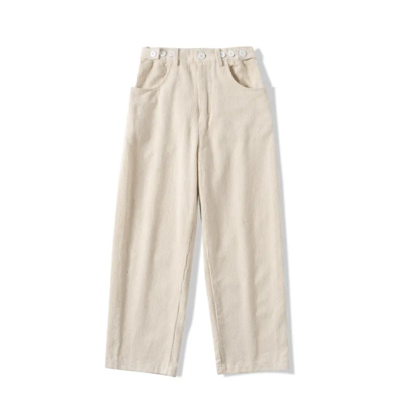 

Winter Thick Corduroy Pants Men Fashion Cotton Casual Pants Men Streetwear Hip Hop Loose Straight Trousers Mens S-2XL