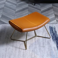 light luxury dressing chair italian minimalist living room sofa stool dressing stool small family net red footstool for shoe