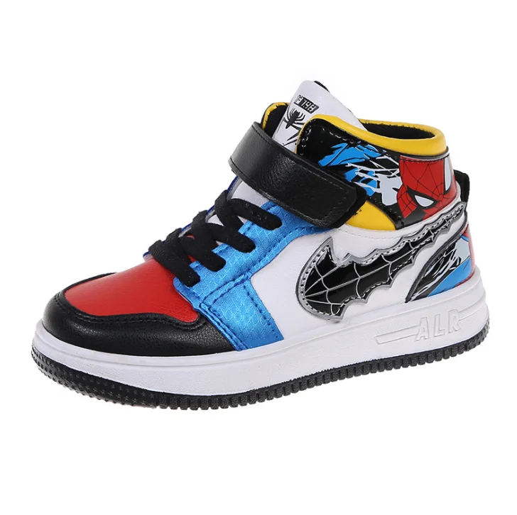 Кроссовки Детские кожаные Нескользящие повседневная обувь для мальчиков и