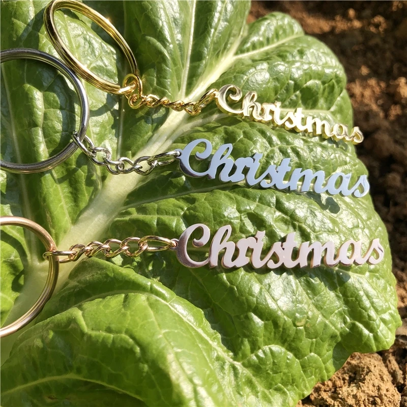 Заказные именные брелки персонализированные монограммы начальная цепочка для