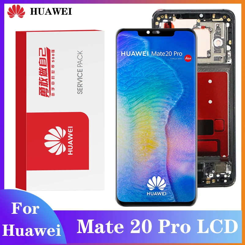 Оригинальный экран для смартфона Huawei Mate 20 Pro ЖК-дисплей с цифрователем сенсорного