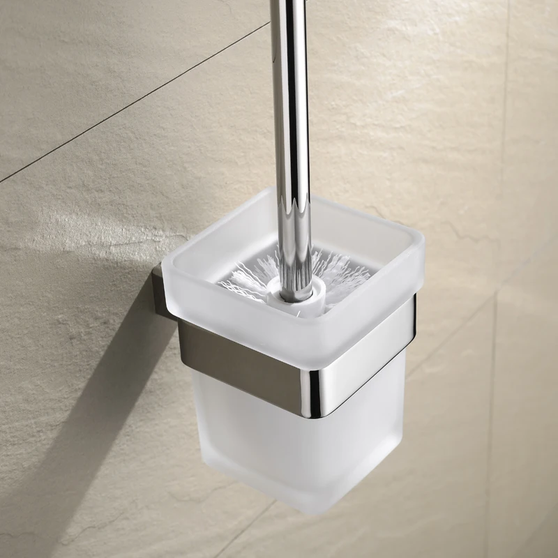 Щетка для унитаза с держателем набор стеклянная щетка настенное полированное