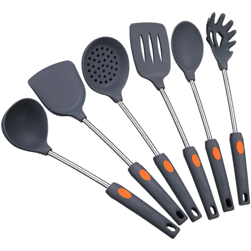 

Modern Simple Silicone Kitchen Cooking Pots Set Eco Friendly Cookware Set Design Garnki Kuchenne Zestaw Home Decoration EC50TZ