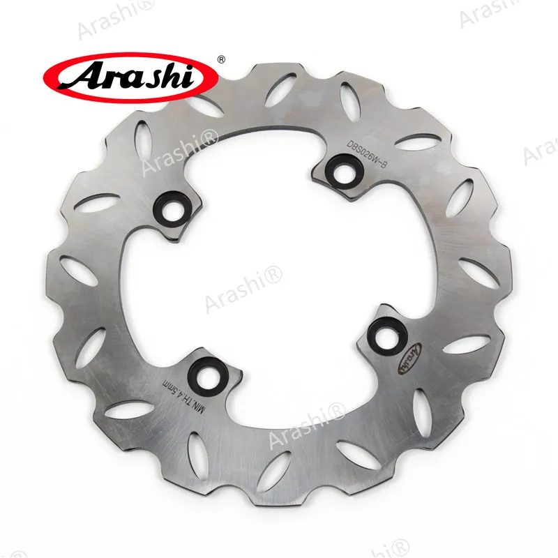 Араши для KAWASAKI ER6F ER6N 650 06-15 Z 750 04-06 ЧПУ задние тормозные диски Диски роторы VERSYS 650 07-14 Z750 2004-2006 - Color: Silver