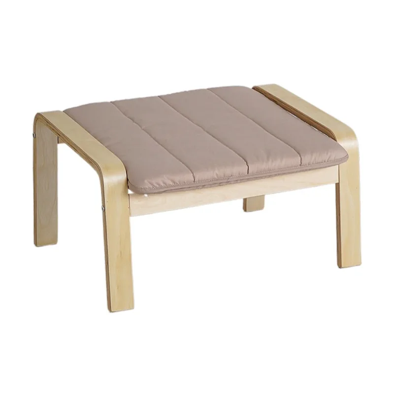 

Удобный деревянный табурет, табурет для оттоманской ног с подушкой, мебель для гостиной, фанера, маленький деревянный табурет для кресла-ка...