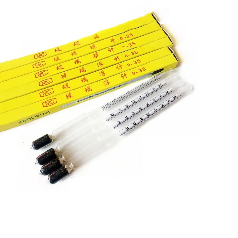 5 шт. гидрометр для жидкости Боме 0-35 мм | Канцтовары офиса и дома