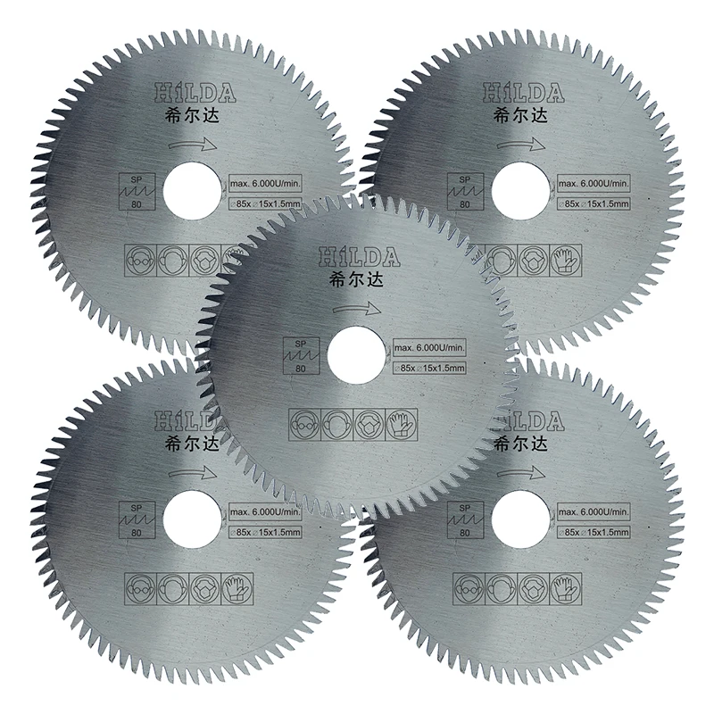 5pcs/Lot, 85mm Small Saw Blade Plastic Cutting Blade ,Plastic Cutting Disc ,HSS Cutting Wheel.Accessory Of Power Tools Mini Saw.