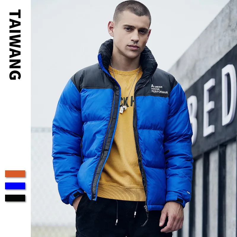 Зимняя брендовая Повседневная теплая Толстая флисовая куртка парки Мужская