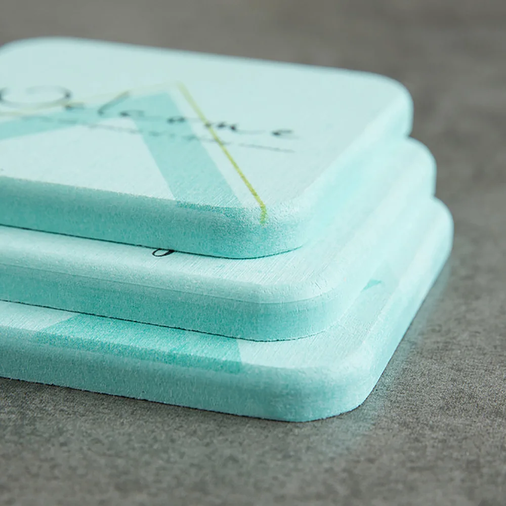 Многофункциональный влагопоглощающий коврик для чашки с мраморным узором в