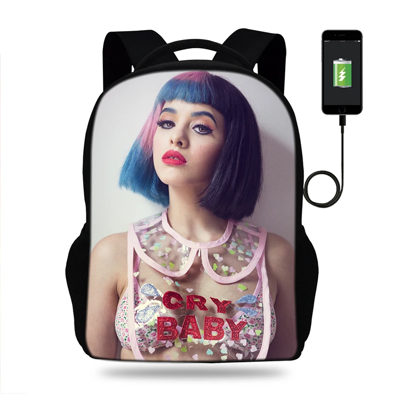 Женский рюкзак с USB портом и принтом 17 дюймов|Женские рюкзаки| |