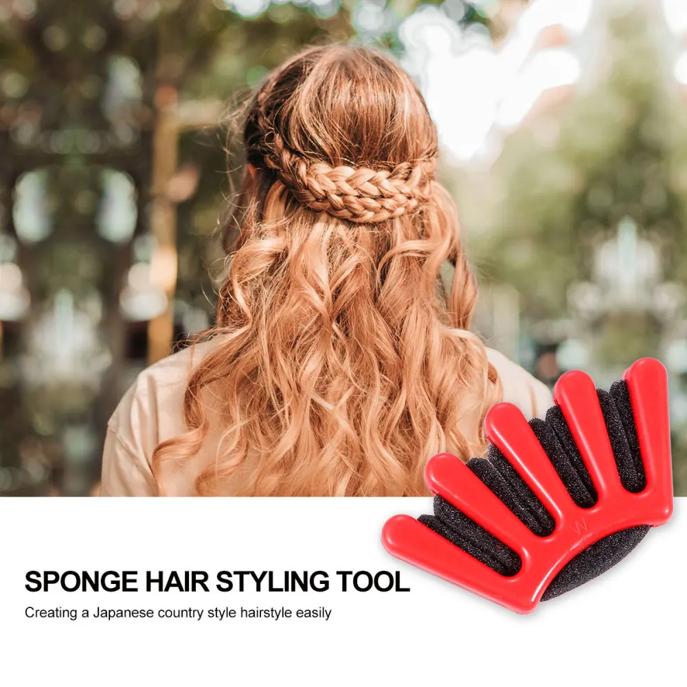 

50pcs Headdress Tools Hair Style Tools Accessories Useful Hair Care Accessories Hair Braiding Tools for Woman Girl (Black)
