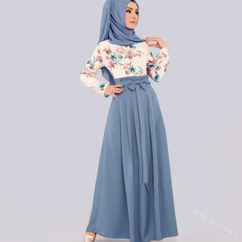 Рамадан Eid Abaya Турецкий Арабский Hijab мусульманское длинное платье марокканский