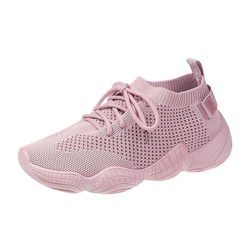 Обувь из сетчатого материала Повседневная обувь на шнуровке с вулканизированной