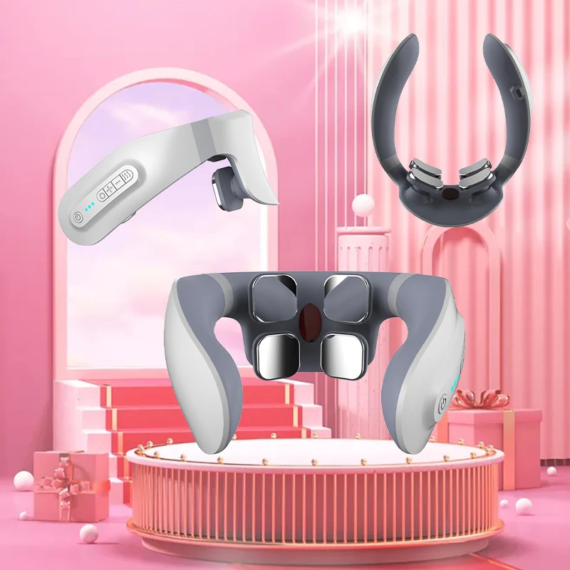 

Электрический массажный инструмент для шеи, перезаряжаемый нагревательный массажер для шеи с постоянной температурой, горячий компрессор,...