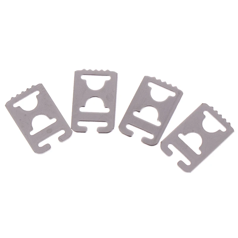 

20 шт./лот 0,7 мм, металлические плоские шнурки без завязывания, пряжка, украшения для обуви, ленивые шнурки, пряжка, украшения для обуви