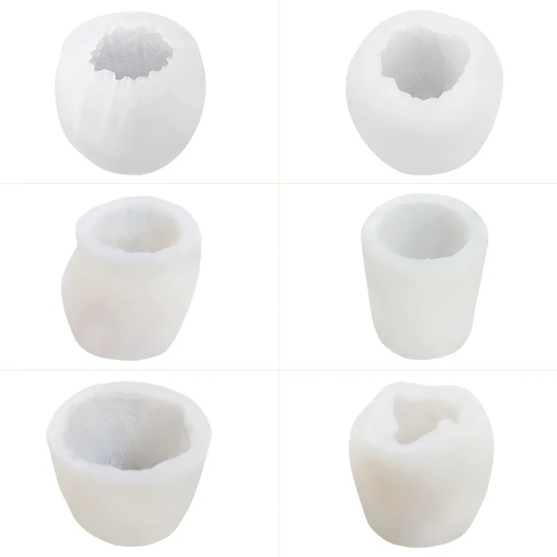 

3D Irregular Ball Silicone Candle Mould Aromatherapy Candle Mould DIY Handmade Candle Resin Mold Crafts Candle Making Supplies