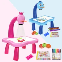 children led projector art drawing table toys kids painting board desk arts and crafts projection educational learning gifts toy