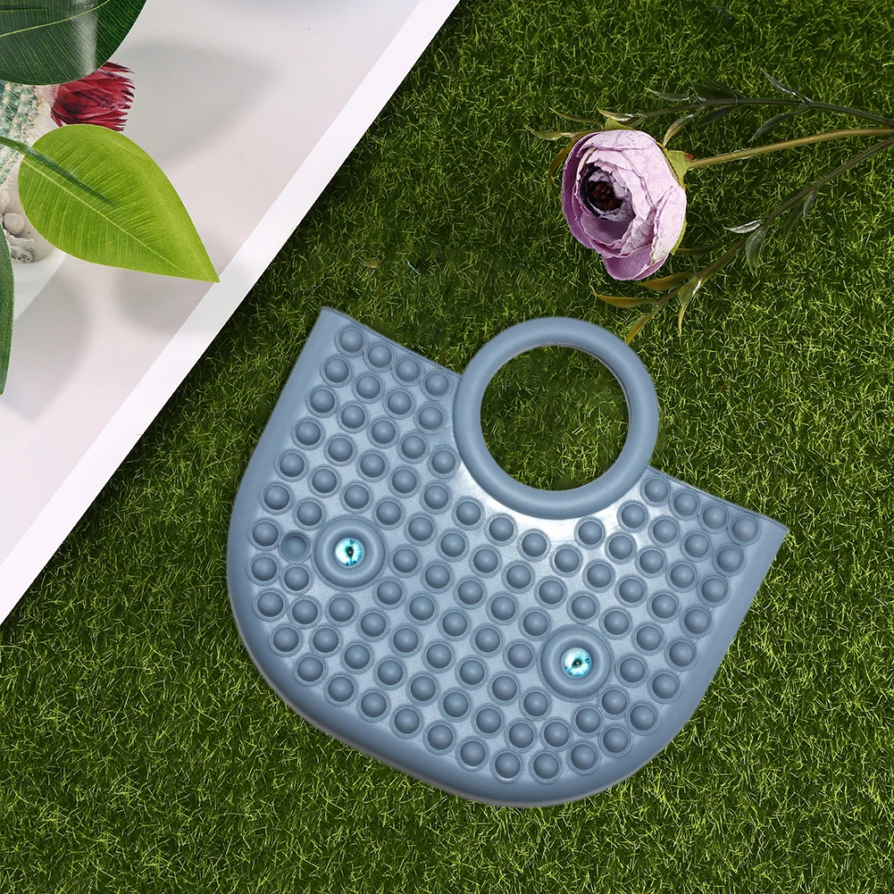 

Креативная пузырьковая сумка, силиконовая пузырьковая игрушка-антистресс для взрослых и детей, расслабляющие обучающие игрушки для снятия...