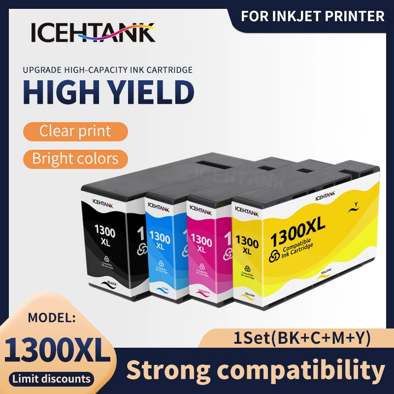Icehtank PGI1300 PGI-1300XL совместимый чернильный картридж для Canon 1300 XL MAXIFY MB2030 MB2330 с