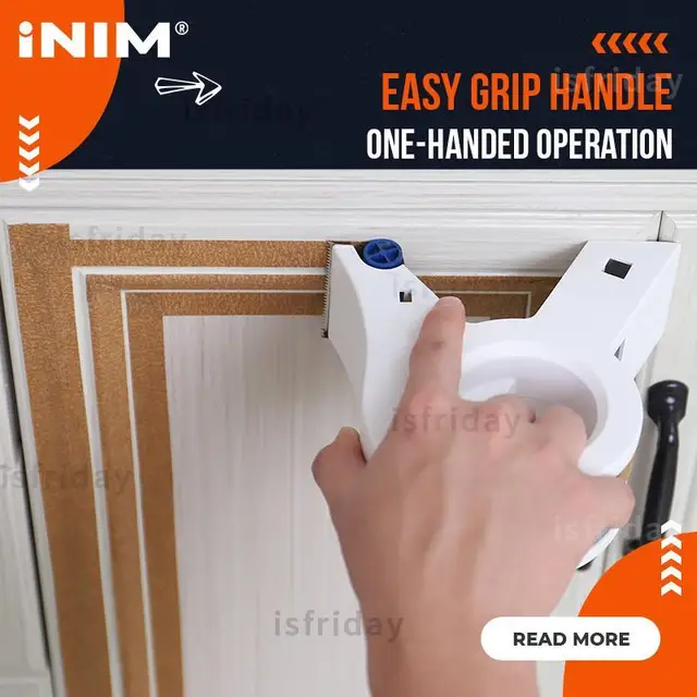 INIM® Easy Masking Tape Applicator Painter Fast Precise Tape Cutting for Doors 4