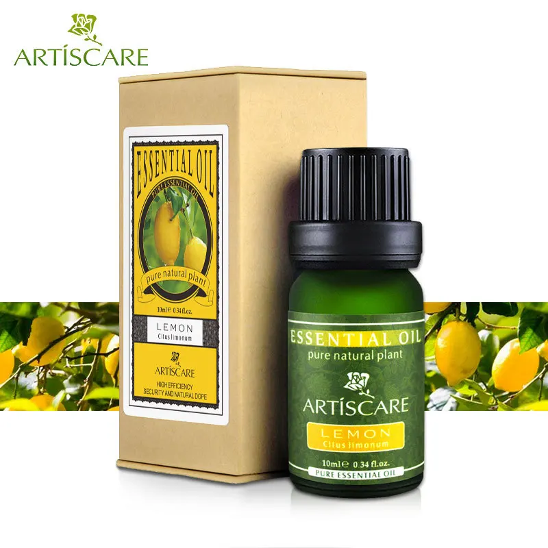 ARTISCARE 100% натуральный чистый лимон эфирное масло 10 мл для осветления и отбеливания