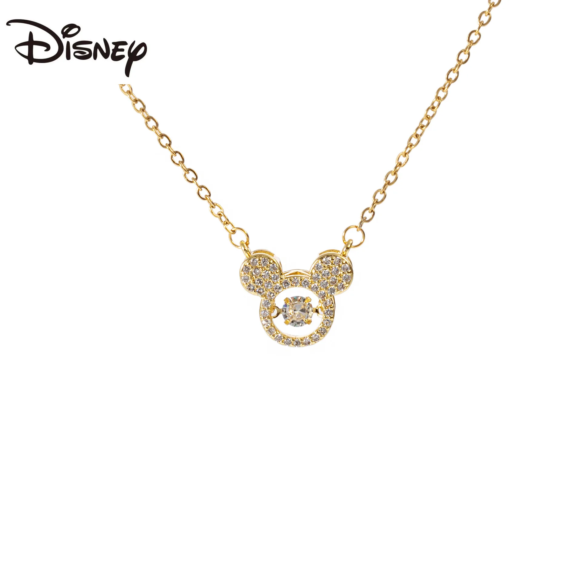 

Disney Hot Selling Mickey Necklace Female Ins Simple Trendy Clavicle Chain Temperament Fashion Pendant Couple Jewelry