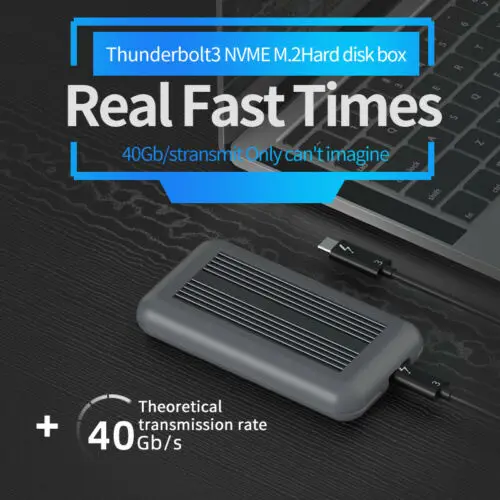 

Корпус SSD Thunderbolt 3 с Prime, внешний NVME корпус жесткого диска для MacBook Air Pro 13 16 2019 2020,HP Spectre X360,Dell XP