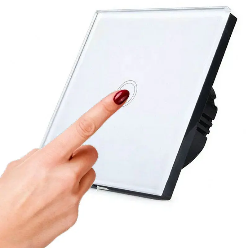 Светодиодный светильник сенсорный выключатель 220 В настенный стандарт ЕС 1/2/3