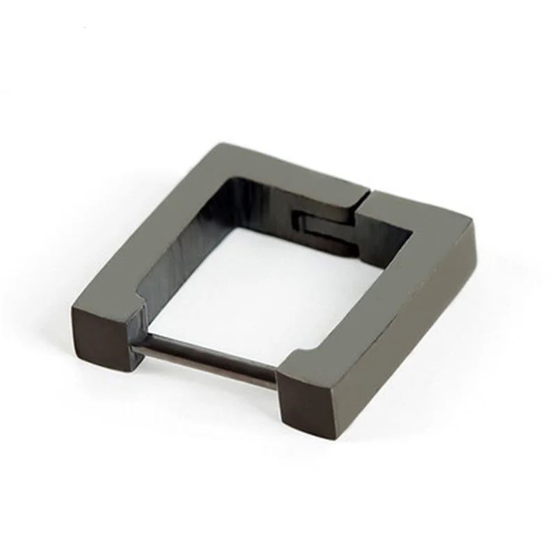 1 шт. модные черные треугольные унисекс панк-рок нержавеющая сталь мужские женские квадратные серьги-гвоздики с проколом Plug Oorbellen.