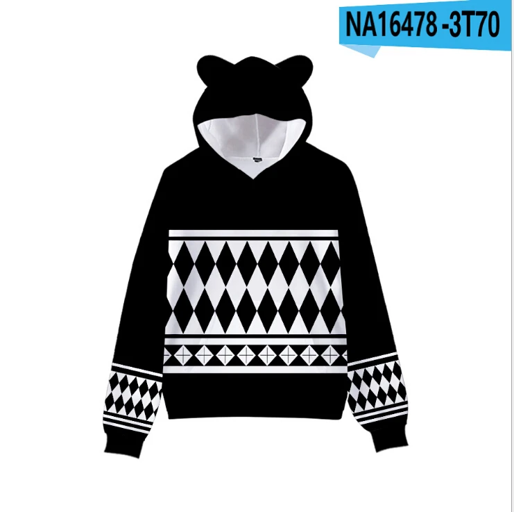

Harajuku Funny Tokyo Revengers Tokyo Revengers 3D print Cat Ears Hoodies Sweatshirts Boys/Girls Hoodies Child Leisure Pullovers