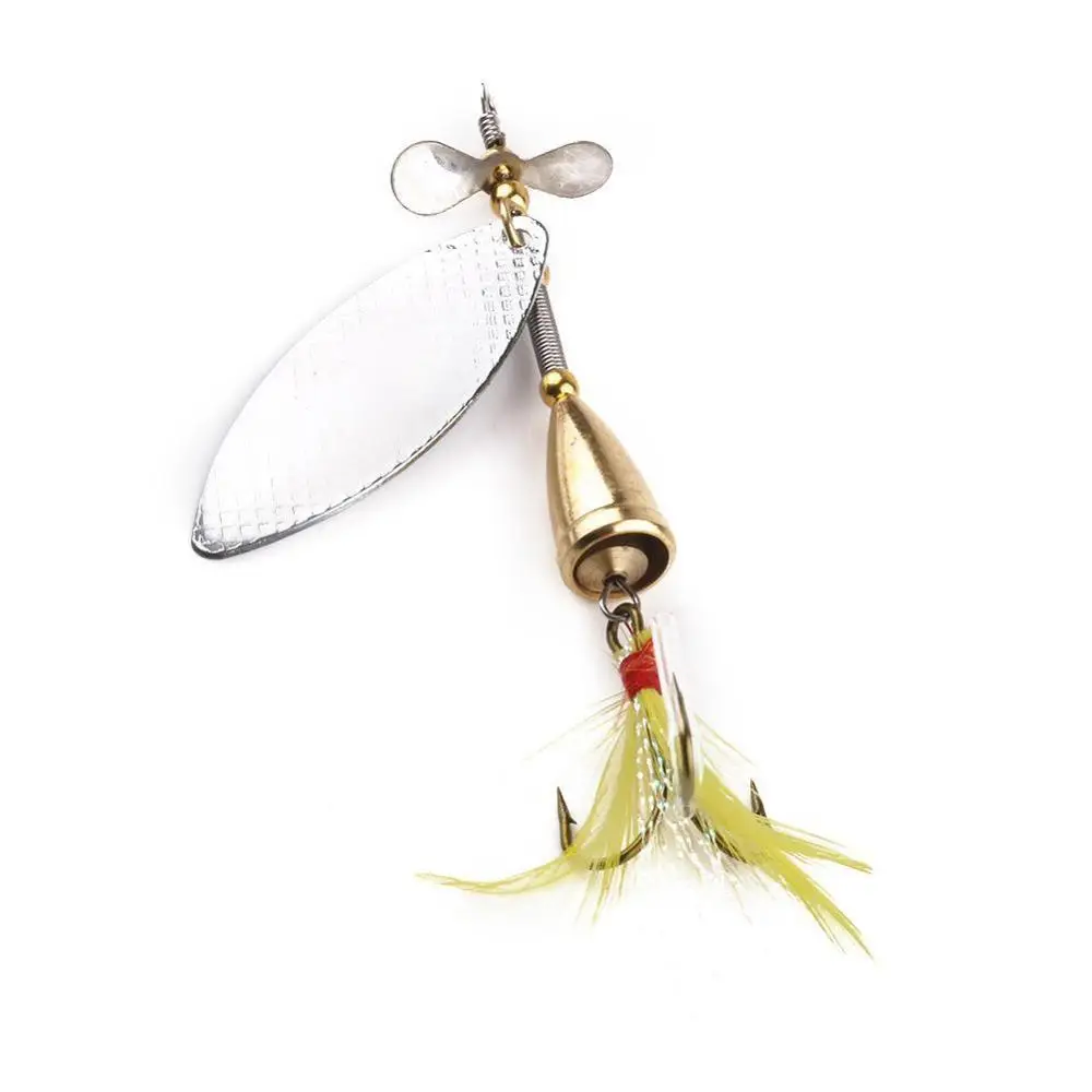 Металлическая приманка Спиннер воблер ложка искусственный окунь металлическое