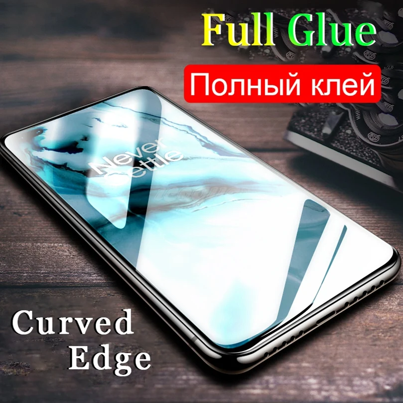 6D полностью наклеиваемая поверхность закаленное Стекло для Oneplus Nord N100 N10 5g 9 8 7 7t Pro