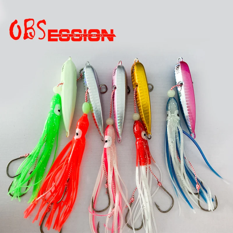 Lnchiku блесна приманка юбки искусственный Bait40g60g80g100g120g150g опускается на дно