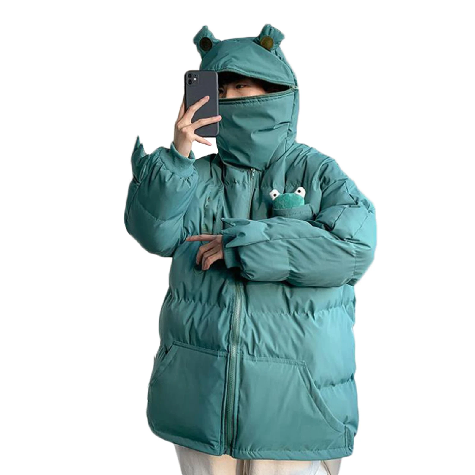 

2021 Fashion Couple Coats Winter Outdoor Coats For Women Men Casual Zipper Hooded Thick Men Women Cotton Coat Mujer Chaqueta