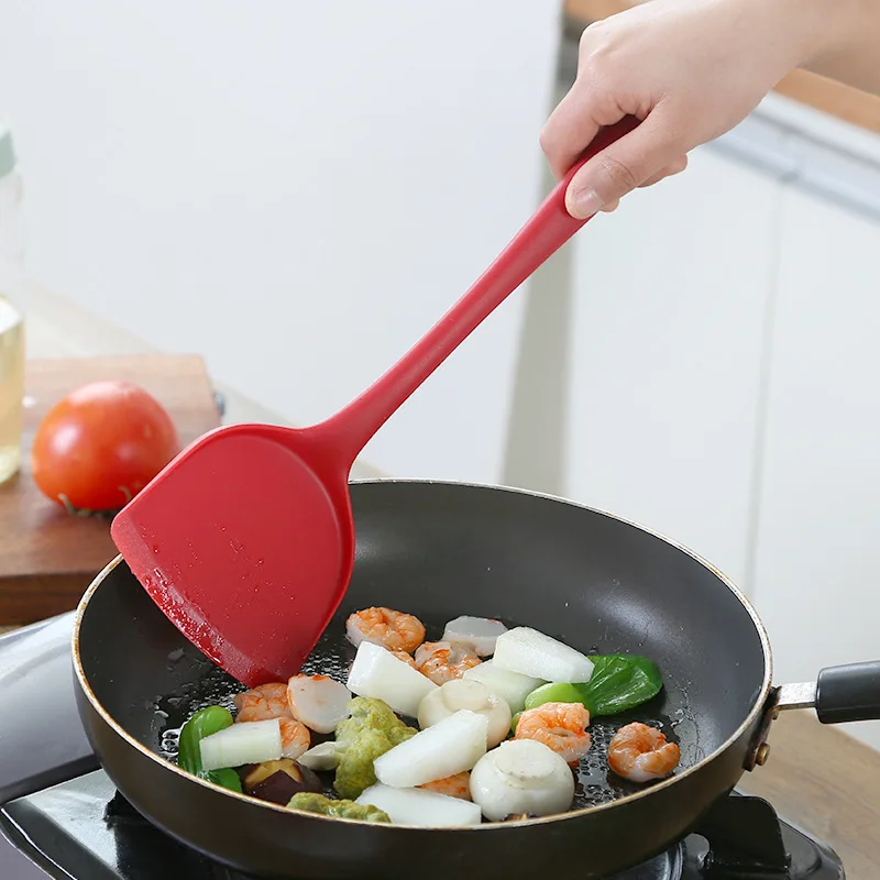 Кухонная утварь из пищевого силикона кухонная домашняя антипригарная ложка