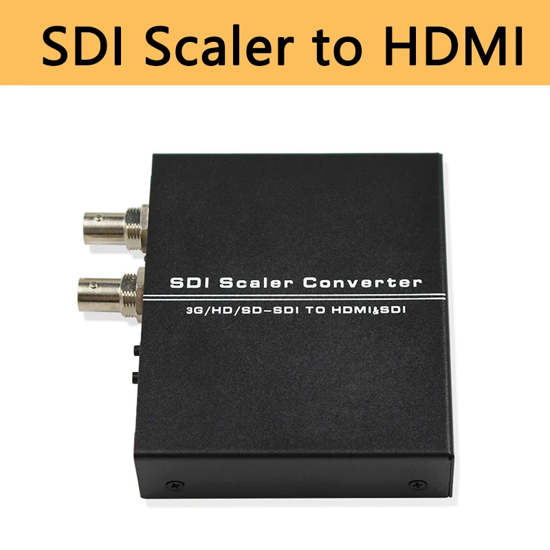 SDI к HDMI скалер видео аудио конвертер адаптер с петлей 3G/HD/SD вход HDMI/SDI выход 1080P для
