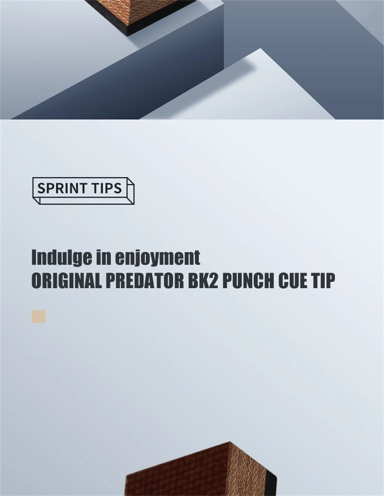 PREDATOR Punch Cue Tip профессиональный Прочный многослойный технология Punch Tip высокое качество бильярдные аксессуары