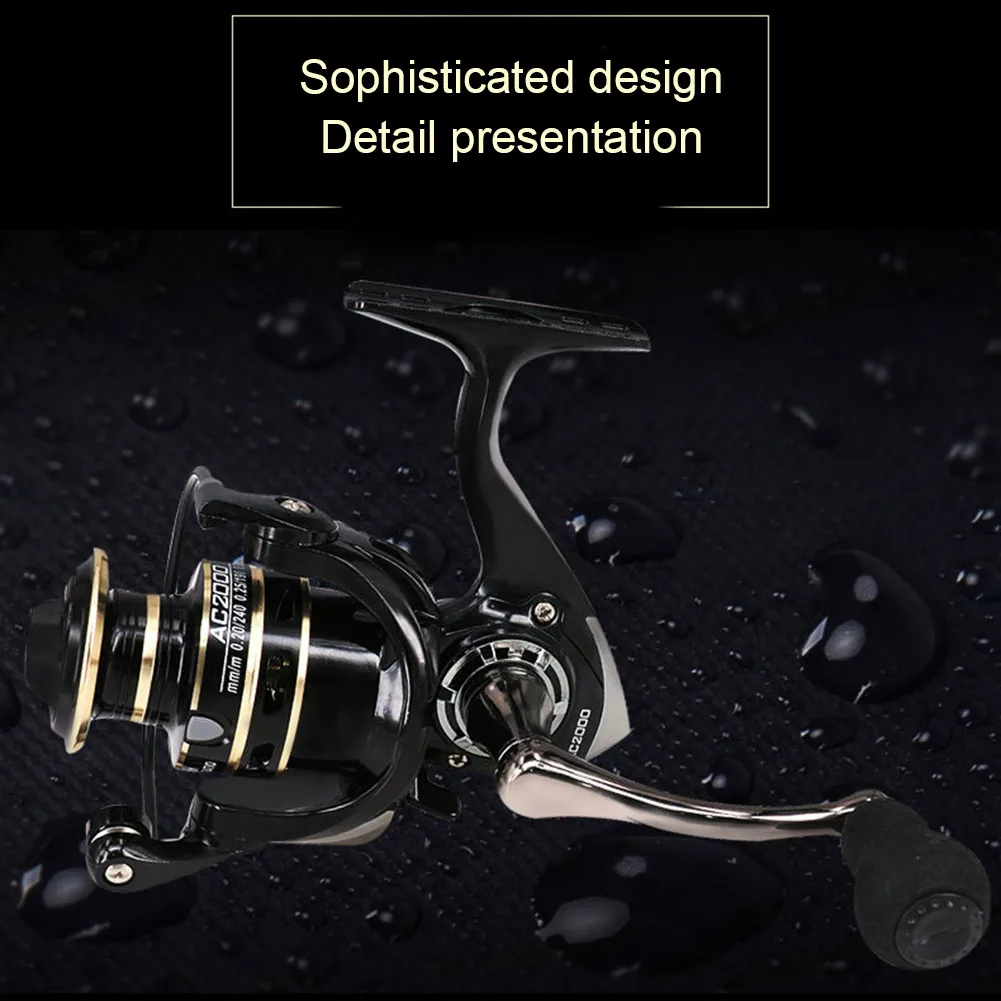 Легкие катушки для спиннинга гладкие металлические подшипники рыболовные