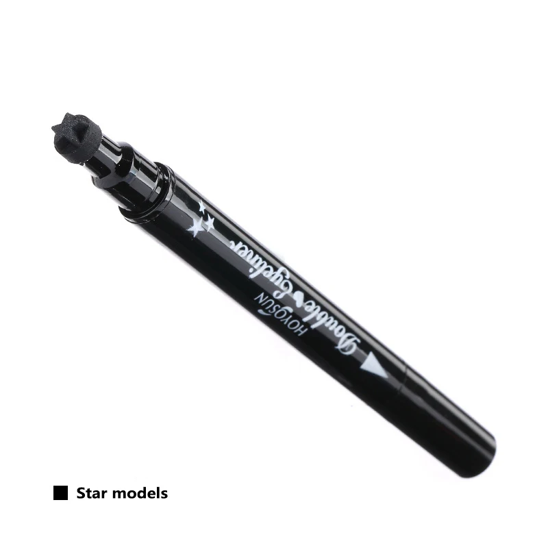 Двухсторонняя жидкая подводка для глаз штамп Форма Луны звезды сердца