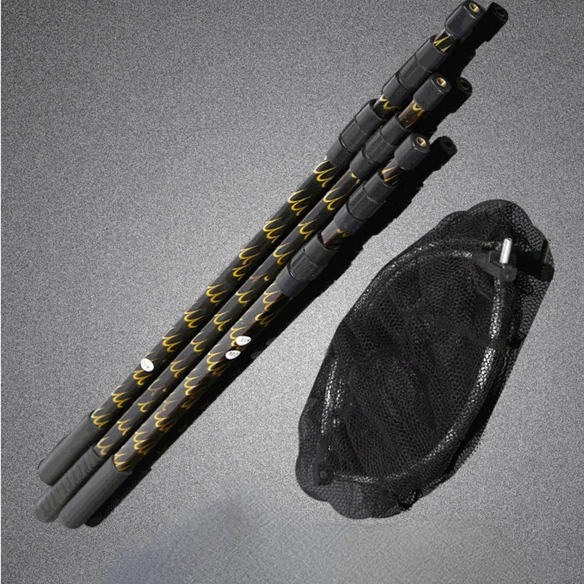 

Телескопическая рыболовная сеть для отдыха на природе, кемпинга, рыбалки, спорта, глубокая Складная сеть для дайвинга, нейлоновая Складная ...