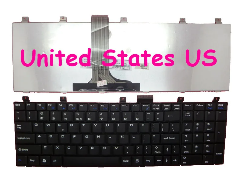 Клавиатура для MSI EX600 CX600 JP Japan MP 09C10J0 3591 03230J0 359J RU Русский 03233RC 359D