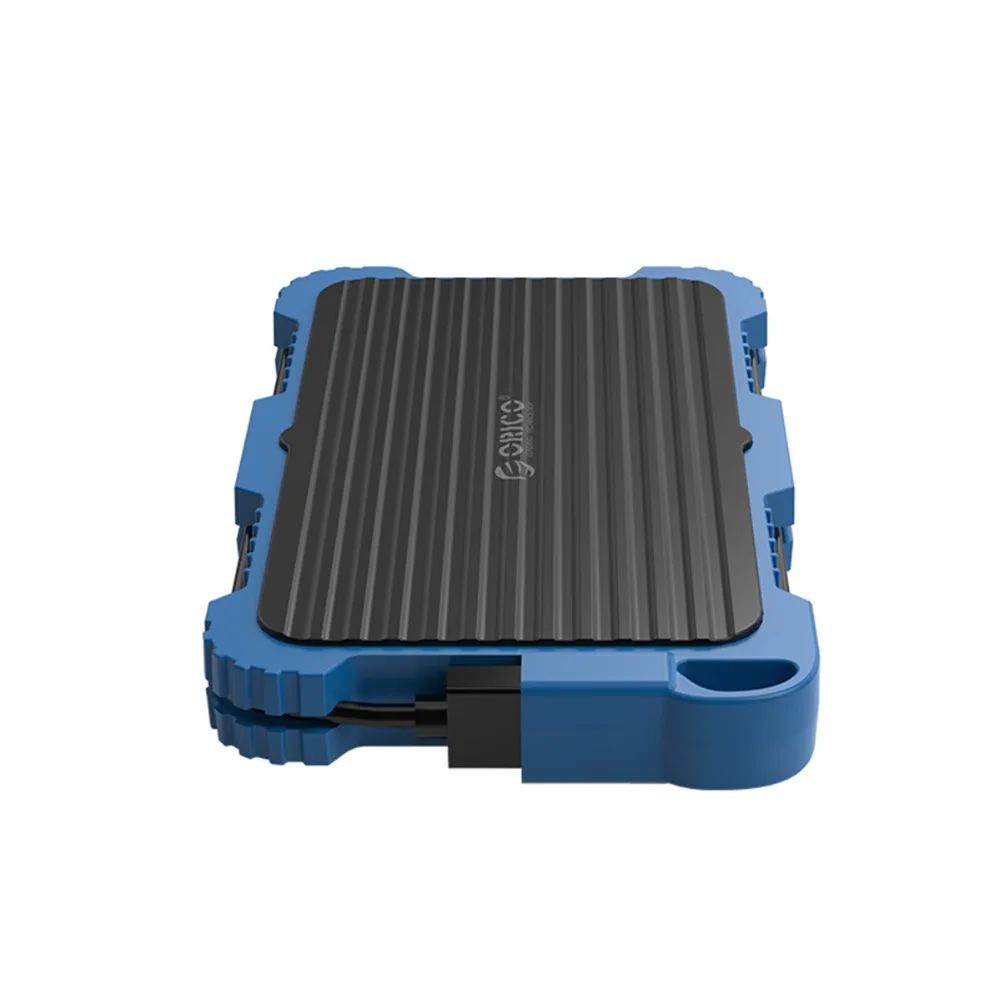 ORICO 2,5 дюймов USB3.0 HDD чехол с крюком для наружного водонепроницаемого ударопрочного пылезащитного жесткого диска коробка для жесткий диск, SSD, корпус