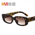 Солнцезащитные очки UV400 женские квадратные, винтажные Роскошные брендовые дизайнерские солнечные очки кошачий глаз в стиле ретро, лето 2021